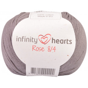 Infinity Hearts Rose 8/4 Garn einfarbig 235 Grau