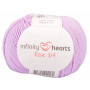 Infinity Hearts Rose 8/4 Garn Unicolor 52 Lilac