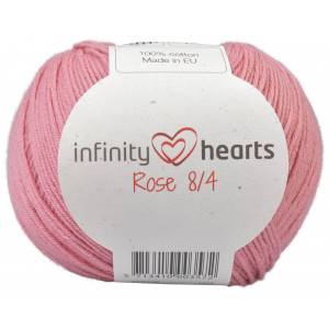 Infinity Hearts Rose 8/4 Garn einfarbig 29 Altrosa