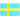 Aufbügeletikett Flagge Schweden 4x6cm - 1 Stück
