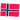 Aufbügeletikett Flagge Norwegen 4x6cm - 1 Stück