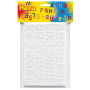 Hama Midi Stiftplatten 4455 Zahlen & Buchstaben Weiß - 2 Stk 