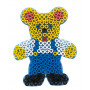 Hama Maxi Stiftplatte 8204 Teddybär transparent - 1 Stk 
