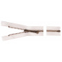YKK Split Zipper Messing antik 35cm 4mm Natur