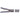 YKK Split Zipper Messing antik 65cm 4mm Grau