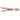 YKK Split Zipper Messing antik 45cm 6mm Beige
