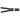 YKK Split Zipper Antik-Messing 70cm 6mm Schwarz
