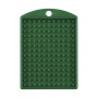 Pixelhobby Schlüsselanhänger/Medaillon Grün 3x4cm -1 Stk