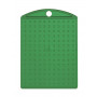 Pixelhobby Schlüsselanhänger/Medaillon transparent Grün 3x4cm -1 Stk