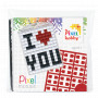 Pixelhobby Geschenkbox Schlüsselanhänger Set I Love You 3x4cm