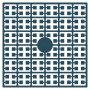 Pixelhobby Midi Pixel 495 Extra Dunkles Türkis-Blau 2x2mm - 140 Pixel