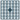 Pixelhobby Midi Pixel 495 Extra Dunkles Türkis-Blau 2x2mm - 140 Pixel