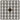 Pixelhobby Midi Pixel 323 Extra Dunkles Beige-Braun 2x2mm - 140 Pixel