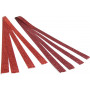 Sternen-Streifen Glitzer Rot & Dunkelrot 420x15mm - 8 Stk