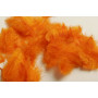 Federn/Daunen Orange 5-8cm - ca. 7g