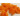 Federn/Daunen Orange 5-8cm - ca. 7g