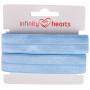 Infinity Hearts elastisches Einfassband 20mm 311 Hellblau - 5m