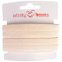 Infinity Hearts elastisches Einfassband 20mm 815 Beige - 5m