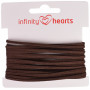 Infinity Hearts Alcantaraband 2mm 06 Dunkelbraun - 5m