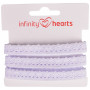 Infinity Hearts Spitzenband Polyester 11mm 01 Weiß - 5m