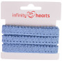 Infinity Hearts Spitzenband Polyester 11mm 05 Blau - 5m