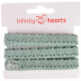 Infinity Hearts Spitzenband Polyester 11mm 06 Grau - 5m