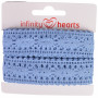 Infinity Hearts Spitzenband Polyester 25mm 05 Blau - 5m