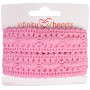 Infinity Hearts Spitzenband Polyester 25mm 09 Pink - 5m