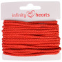 Infinity Hearts Anorakschnur Polyester 3mm 05 Rot - 5m