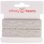 Infinity Hearts Spitzenband Polyamid 20mm 72 Grau - 5m