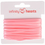 Infinity Hearts Satinband beidseitig 3mm 150 Pink - 5m