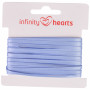 Infinity Hearts Satinband beidseitig 3mm 333 Hellblau - 5m