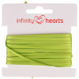 Infinity Hearts Satinband beidseitig 3mm 551 Grün - 5m