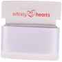 Infinity Hearts Satinband beidseitig 38mm 029 Weiß- 5m
