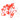 Infinity Hearts Stitch Markers Rot/Weiß 22mm - 30 Stück