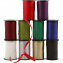 Geschenkband, Sortierte Farben, B 10 mm, 10x250 m/ 1 Pck