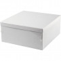 Mini-Deckelkartons - Sortiment, Weiß, H: 5 cm, D 10-12 cm, 27 Stk/ 1 Pck