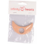 Infinity Hearts Mond Baum Ring 7x3cm