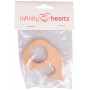 Infinity Hearts Wal Baum Ring 8x5cm