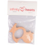 Infinity Hearts Huhn Baum Ring 5.5x8cm