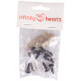 Infinity Hearts Sicherheitsaugen/Amigurumi-Ösen Klar 12mm - 5 Sets