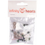 Infinity Hearts Sicherheitsaugen/Amigurumi-Ösen Grün 17mm - 5 Sets
