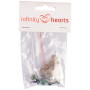 Infinity Hearts Sicherheitsaugen/Amigurumi-Ösen Grün 10mm - 5 Sets