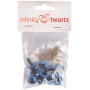 Infinity Hearts Sicherheitsaugen/Amigurumi-Ösen Blau 16mm - 5 Sets
