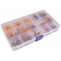 Infinity Hearts Sicherheitsaugen / Amigurumi Augen in Kunststoffbox Orange 8-30mm - 18 Sets - 2. Wahl