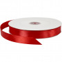 Satinband, Rot, B 20 mm, 100 m/ 1 Rolle