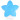 Infinity Hearts Seleclips Silikone Stjerne Blå 5x5cm - 1 stk