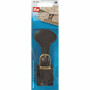 Prym Magnetverschluss / Taschenverschluss zum Aufnähen Kunstleder Braun 4,5x11,5cm