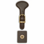Prym Magnetverschluss / Taschenverschluss zum Aufnähen Kunstleder Braun 4,5x11,5cm