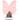 Infinity Hearts Seleclips Silikon Schmetterling Rosa 3.5x3.8cm - 1 Stück